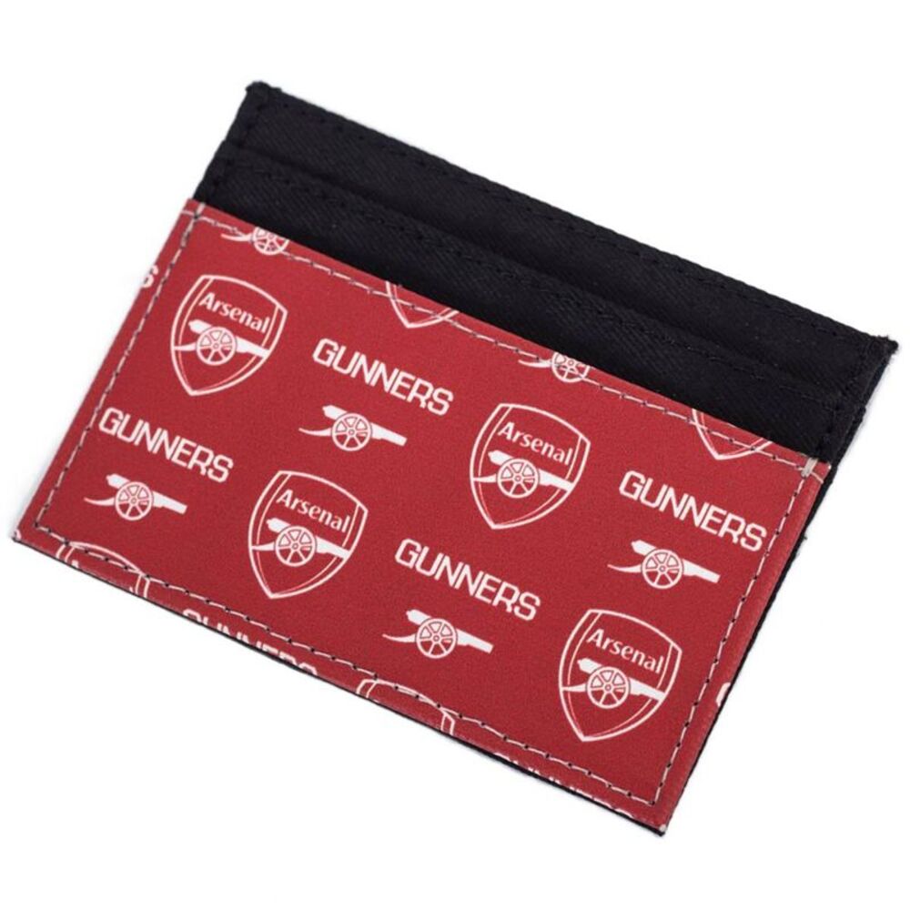 Arsenal FC Gunners Crest Card Holder / Red/White